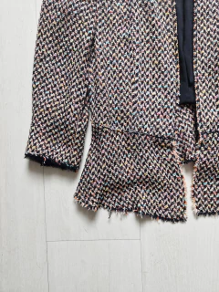 Casaco Zara tweed P na internet