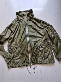 Jaqueta Corta Vento verde GG - Brechó SP