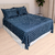 Jogo de Cama Completo Azul Poá Micro Percal 200 Fios Toque Ultra Macio - 4 Peças - comprar online