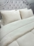 Edredom Dupla Face Soft 300g Toque de Seda C/ Fronhas Brisa Enxovais - Branco
