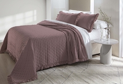 COLCHA CELINE CASAL CORTTEX - ROSE