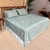 Jogo de Cama Completo Verde Floral Micro Percal 200 Fios Toque Ultra Macio - 4 Peças - comprar online
