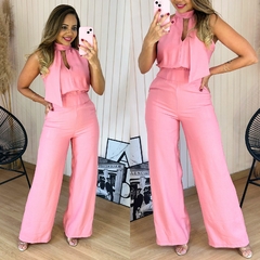 Macacão Pantalona Longo Melissa Rosa