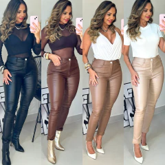 Calça Skinny Resinada Jade - comprar online