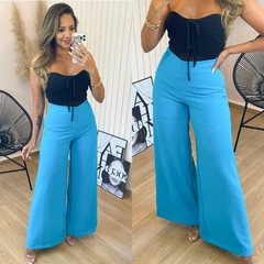 Calça Pantalona RS Dayane Azul Céu