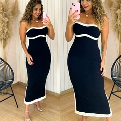 Vestido Tricot Tomara que Caia Lorie Preto