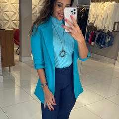 Blazer Alongado Luana Manga 7/8 - comprar online