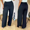 Calça Pantalona c/ Elástico Andreza Preto