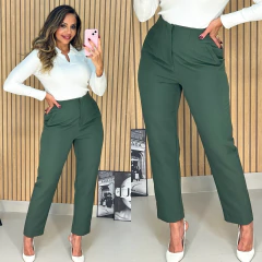 Calça Alfaiataria Insp. Zara Cora Verde - comprar online