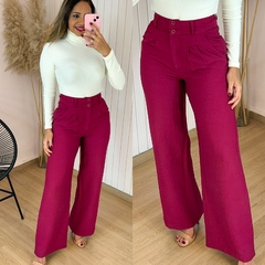 Calça Pantalona Marant Patrícia Cereja