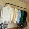 Camisa Manga Longa Bordada Guipir Selena - comprar online