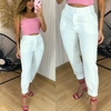 Calça Cenoura Alfaiataria Eliana Off White