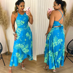 Conjunto Cropped e Saia Francielle Turquesa Est. 1 - comprar online