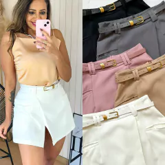 Short Saia Curto c/ Cinto Maya
