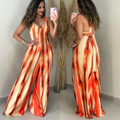 Macacão Pantalona Amarração Costas Zate E1 - comprar online