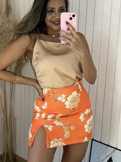 Short Saia Curto Danila Est. Laranja - comprar online
