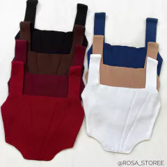 Cropped Tricot Corset Karlla