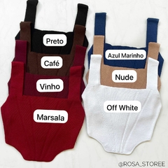 Imagem do Cropped Tricot Corset Karlla