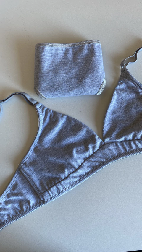 Conjunto Begonia Alg Gris - comprar online