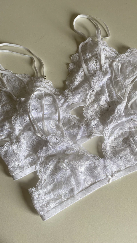 PACK x3 Corpiños Orquidea Blanco - TALLES SURTIDOS - - comprar online