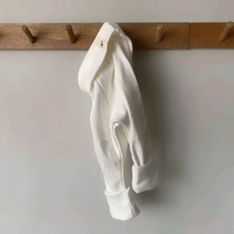 calça cresce junto - off-white - comprar online