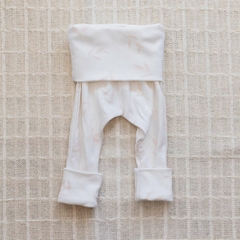 calça cresce junto - flora champanhe