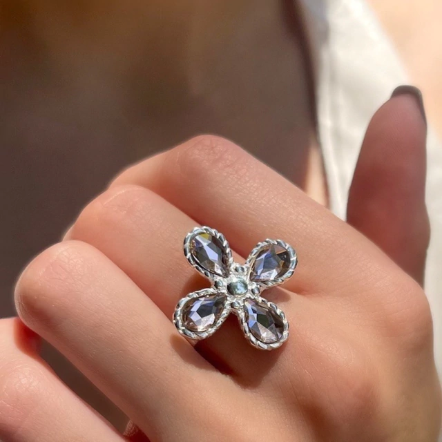 Anillos Flor De Cristal thumbnail 2