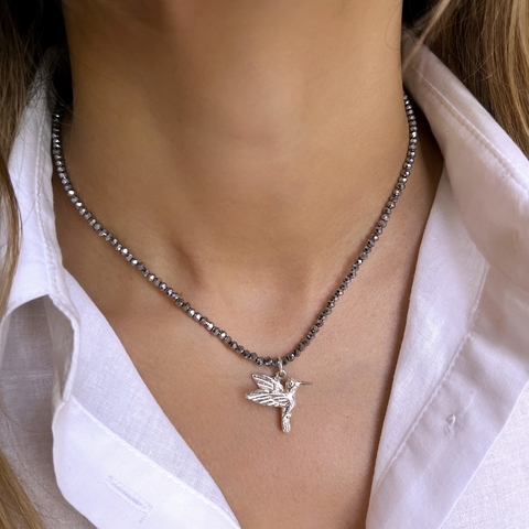 Collar con dije Colibri - comprar online