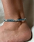 tobillera doble turquesa - comprar online