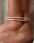 Tobillera doble Blanca - comprar online