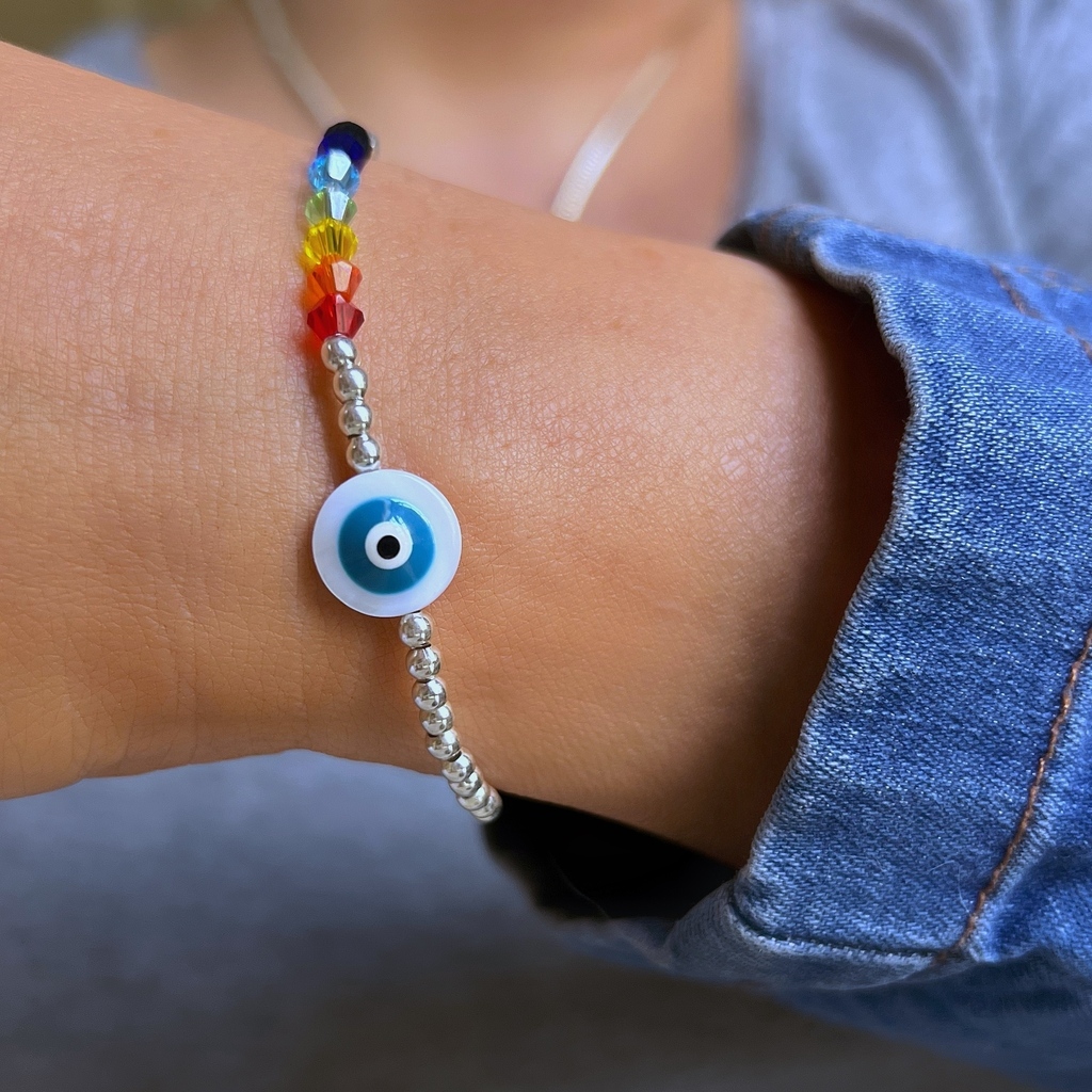 Pulsera Chacras Con Ojito thumbnail 3