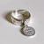 Anillo con dije San Benito - tienda online
