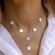 Collar de Plata y Estrellas Madreperla - Pok_joyas