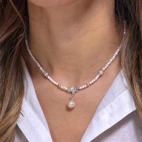 Gargantilla de Perlas Majestic