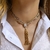 Collar Bohemia Chic flecos dorados
