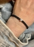 pulsera ajustable tejida con inicial