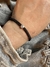 pulsera ajustable tejida con inicial en internet