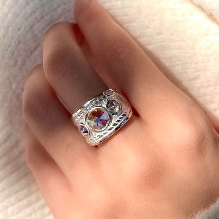 Anillo Londres Con Cristal thumbnail 3