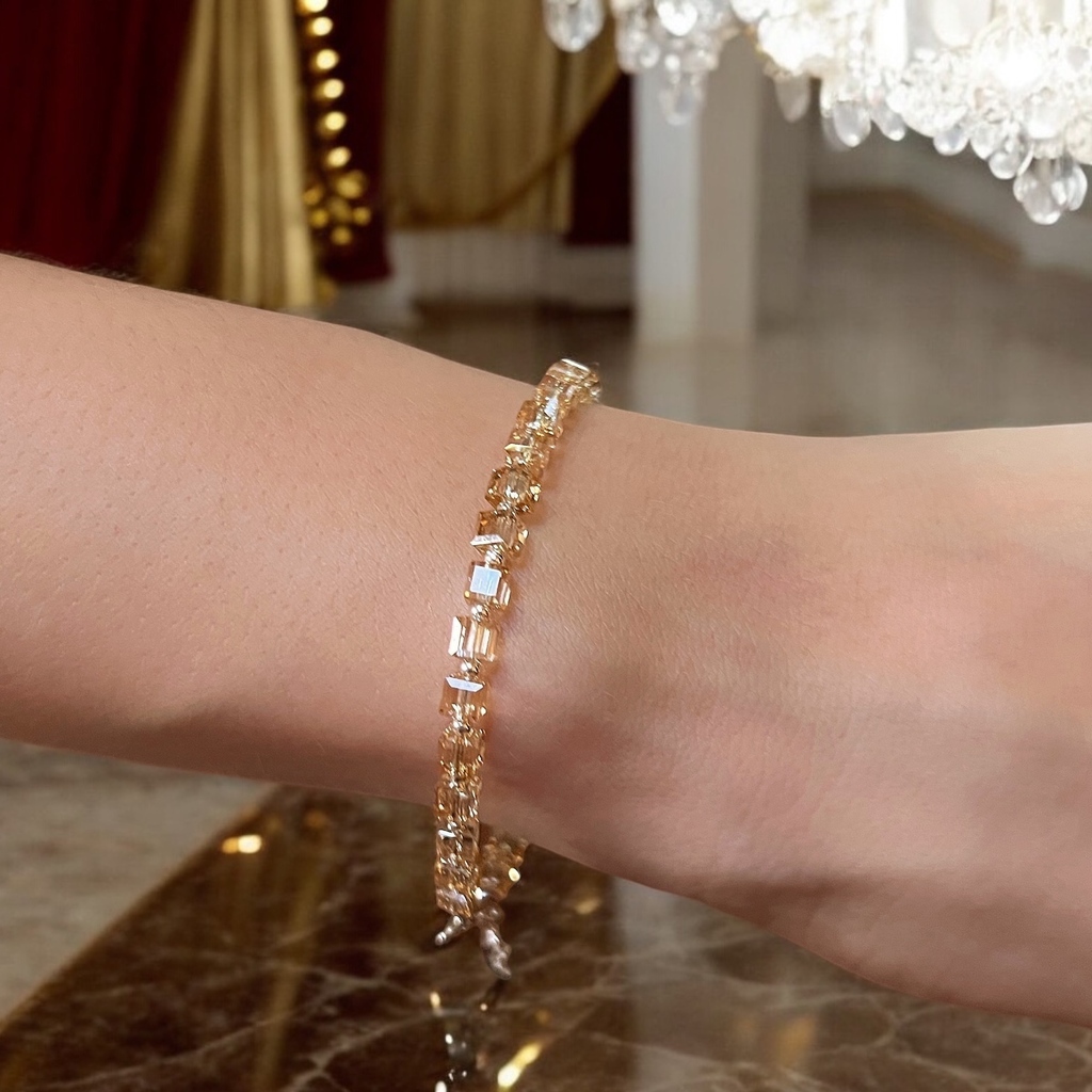 Pulsera Cali Con Cubitos De Cristal thumbnail 3