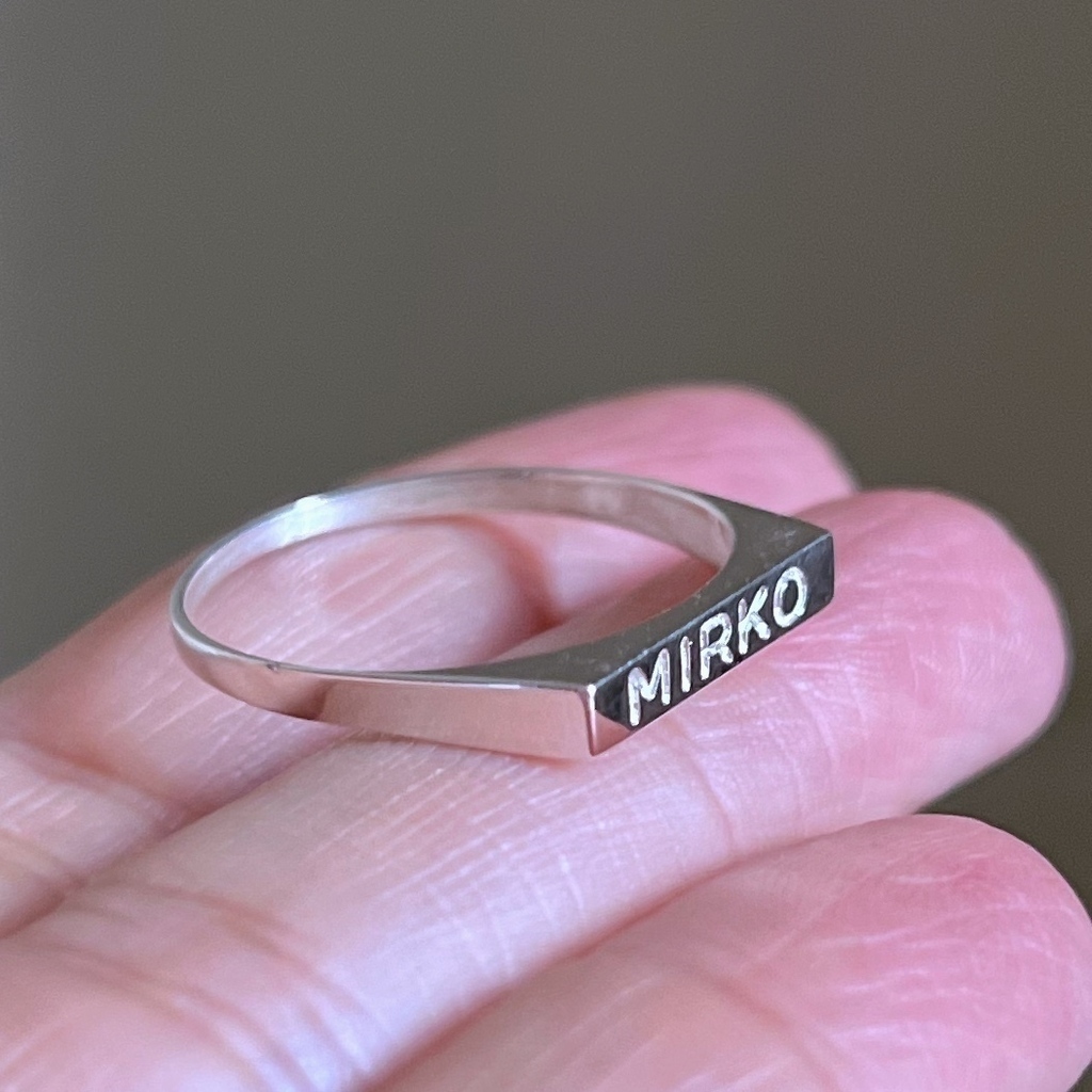 Anillo personalizado para siempre thumbnail 3