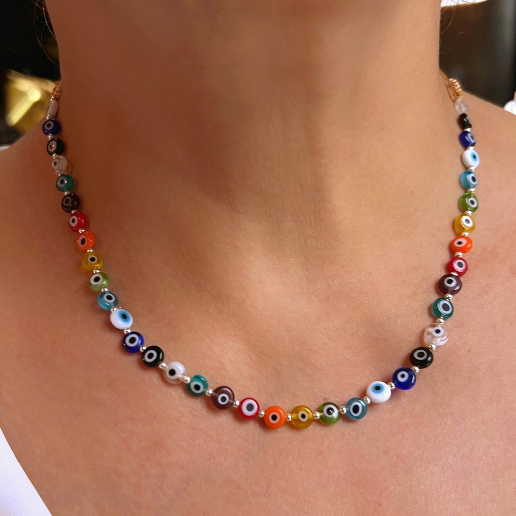 Choker Multicolor Ojitos Esikimir thumbnail 3