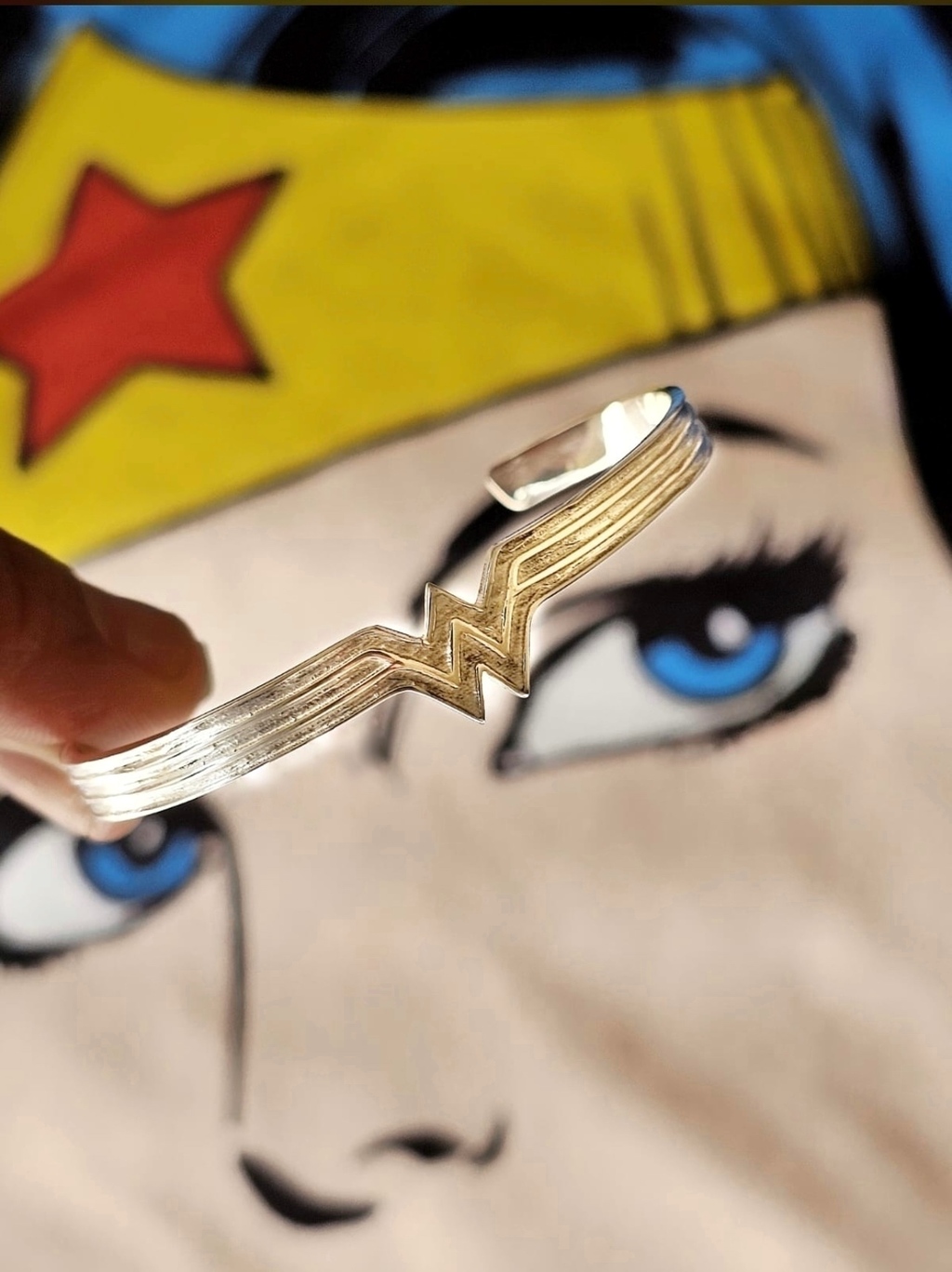 Pulsera Esclava Mujer Maravilla Wonder Woman thumbnail 3