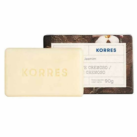 Korres Jasmin Sabonete em Barra Cremoso 90g - comprar online