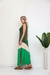 Vestido Longo Regata Três Cores Fenda Lateral na internet