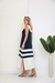 Vestido Longo Regata Gola Redonda Duas Cores - Roupas Femininas - Blusas Vestidos Conjuntos | Vest Bellas 