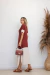Vestido Longo Feminino Manga Curta com Fendas e Bolsos - Roupas Femininas - Blusas Vestidos Conjuntos | Vest Bellas 