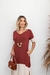 Vestido Longo Feminino Manga Curta com Fendas e Bolsos - loja online