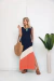 Vestido Longo Regata Três Cores Fenda Lateral - Roupas Femininas - Blusas Vestidos Conjuntos | Vest Bellas 