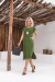 Vestido Feminino Pespontado Manga Curta Com Bolsos - comprar online