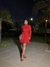VESTIDO LILI COM CINTO VERMELHO - loja online